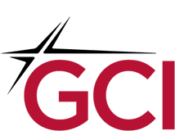 logo for GCI Communications Corporation, Alaska's largest telecommunications company.